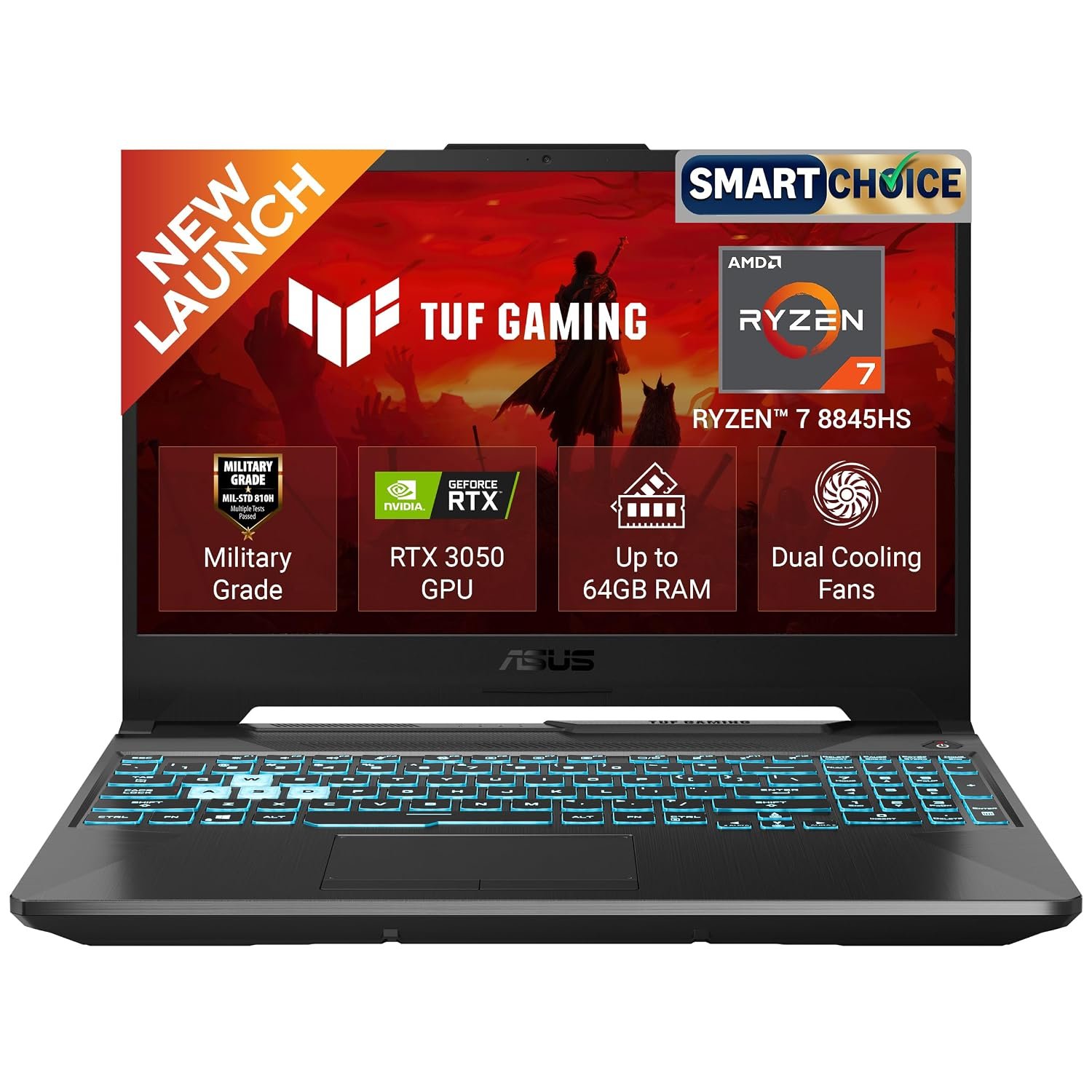 ASUS TUF Gaming F16 Core 7 230H RTX 3050 16GB/512GB (FX607VJR-TU326WS)