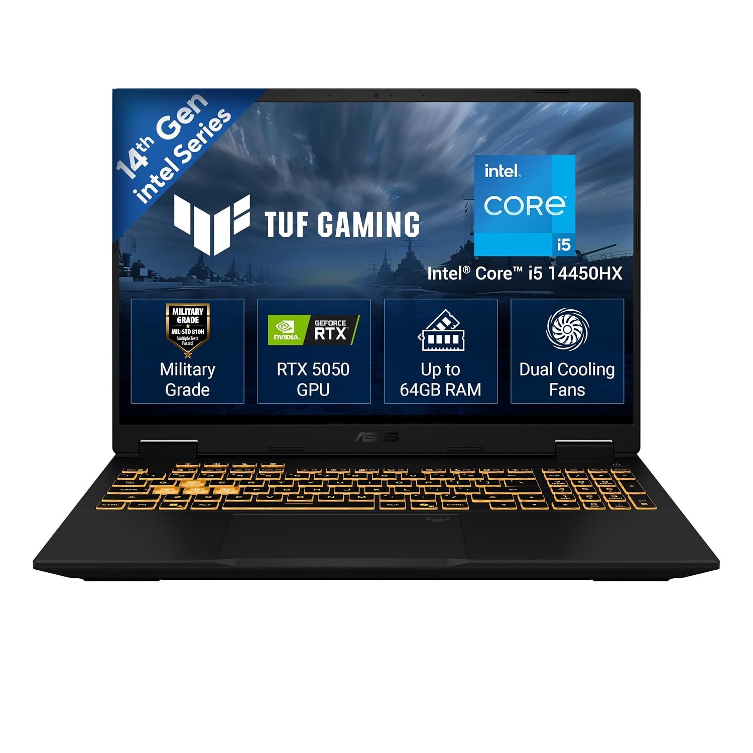 ASUS TUF Gaming F16 Core i5-14450HX RTX 5050 16GB/512GB (FX610JH-TU080WS)